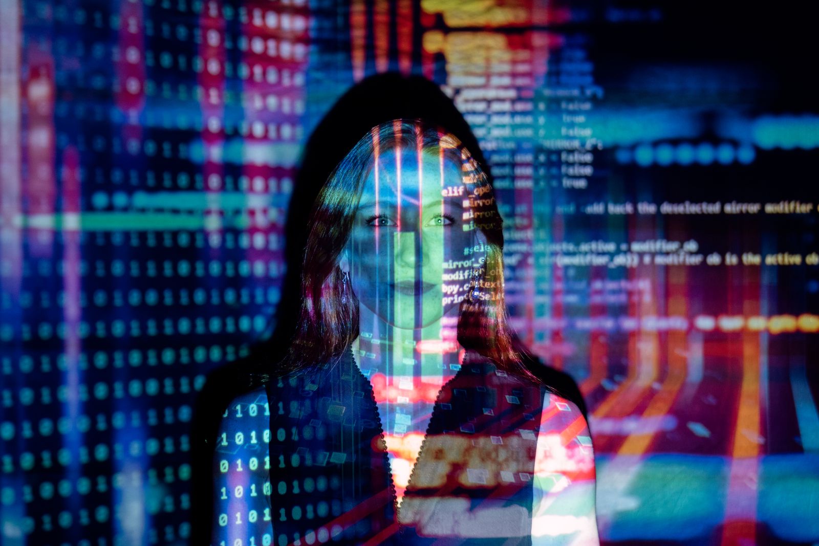 Codeprojectie over een persoon — AI en data